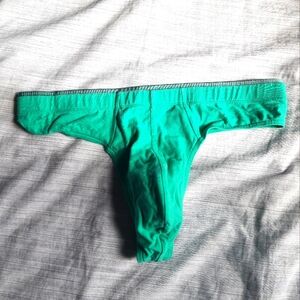 Mint Green Jockey Cotton Blend Thong